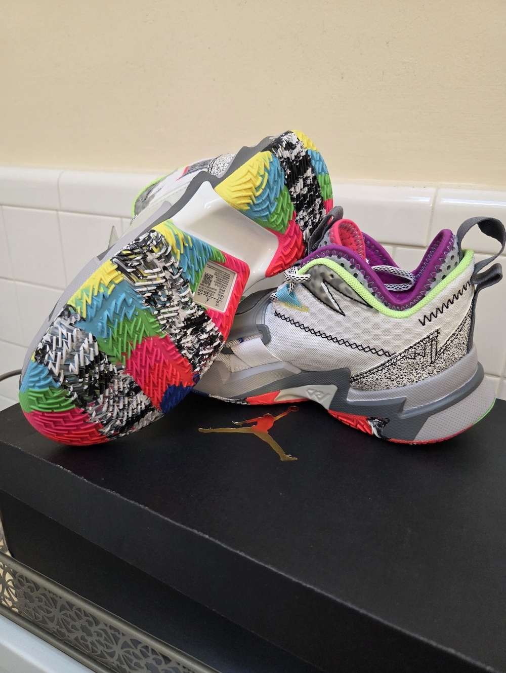 Air Jordan Why Not Zero.3 Low-Top Multicolor Basketball Sneakers